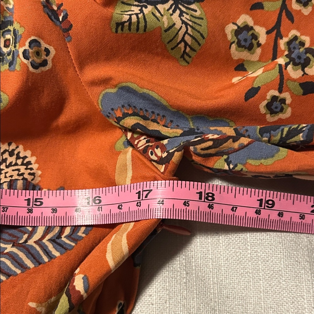 Like New! Spartina 449 Marcelle Tree of Life Floral Blouse - Picture 5 of 7